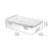 Pack of 3 Durable Clear Storage Boxes Featuring Easy Carry Handles and Tight Fitting Lids Suitable for Various Household Needs