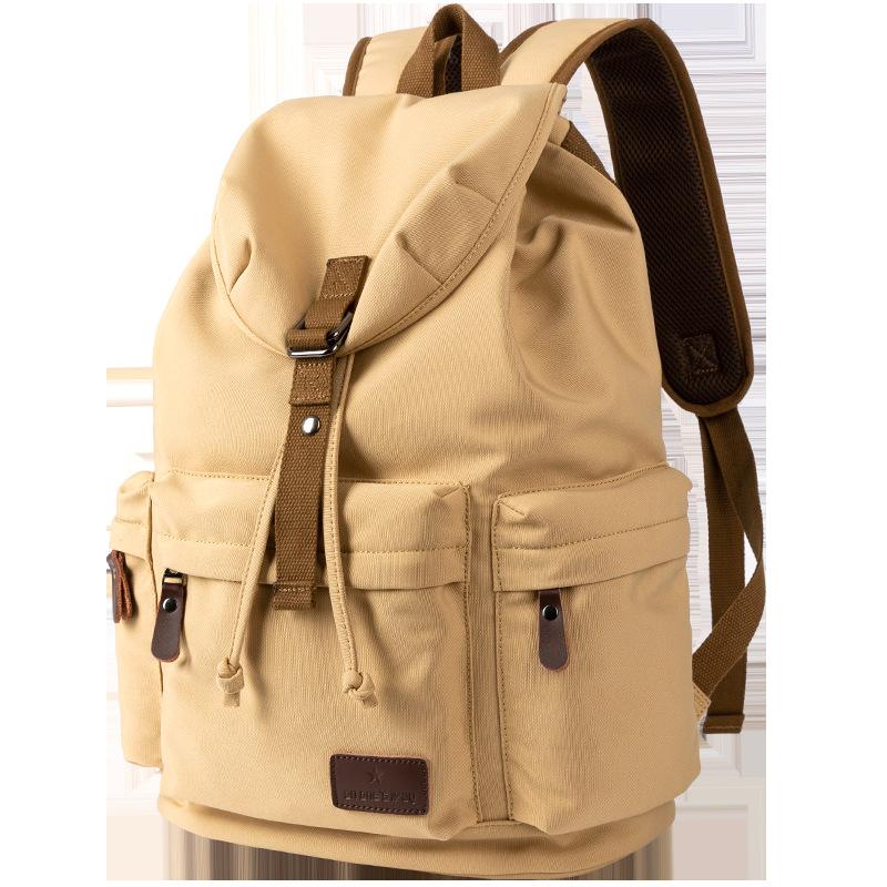 

Школьный рюкзак для мужчин, средняя и старшая школа, корейская версия, рюкзак для путешествий, нишевый дизайн, студенты колледжа 16 inch