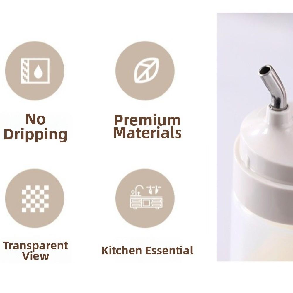 Leak-Proof Olive Oil Bottle Food-Grade Oil Dispenser Detachable Vinegar Bottle Restaurant