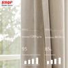 Custom Cream Luxury Beige Thick Chenille Curtains for Living Room Bedroom Dining Blackout Herringbone Texture Window Fashion