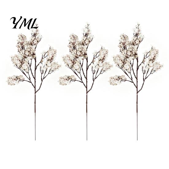 Durable Faux Plant Accents for Home Realistic Artificial Flowers Autumn Decoration, Silk Floral Decor Branches Halloween Table Centerpiece And Indoor