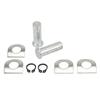 9Pcs Motorcycle Foot Pedal Peg Screw Kit for Dyna Sportster 883 1200 Footrest Pads Bolt Set Motorbike Repair Accessories