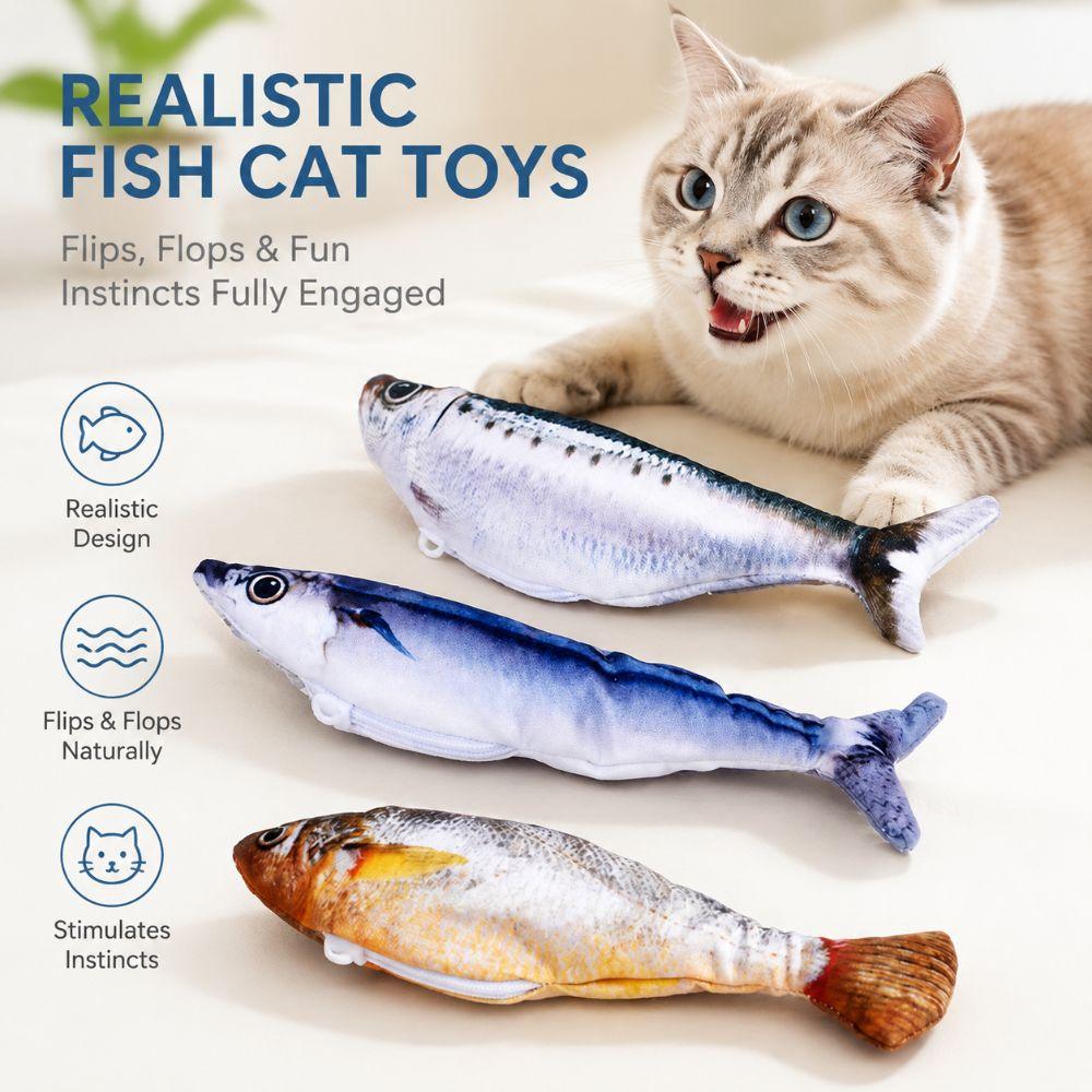 Relieve Boredom Interactive Cat Toy Type-C Charging Electric Cat Catnip Toy Pet Supplies