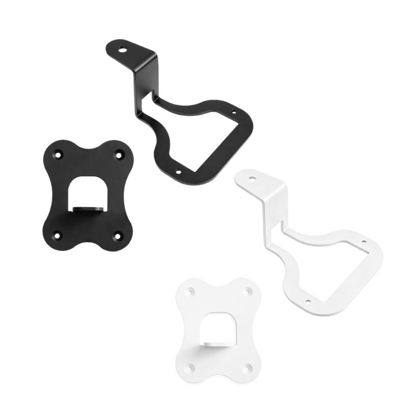 Wall Mounted Speaker Holder Metal Bracket Set for WiiM Sound Lite Speaker Living Room Setup, Two-Piece Space-Saving Design