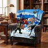 One PieceSoft Throw Blanket Flannel Blanket Warm Sofa Bed Camping Home Decor Unique Christmas Gift C393