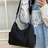 Trendy Women's Nylon Shoulder Bag Large Capacity Lightweight Crossbody Bags for Women Casual Travel Tote Simple Handbag