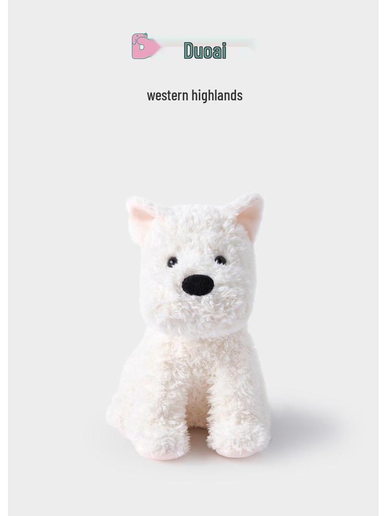 Original West Highland Schnauzer Plüschtier: Niedlicher Hundeanhänger Geschenk für Jungen & Mädchen