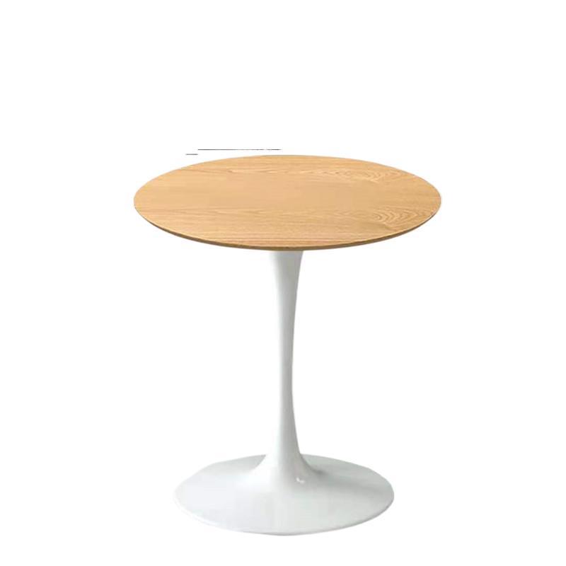 European Simple Round Dining Table for Home, Balcony, or Coffee Shop