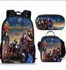Backpack Fashion Polyester Student Schoolbag Oxford Cloth Cartoon Children'S Backpack Satchel Pencil Case Set