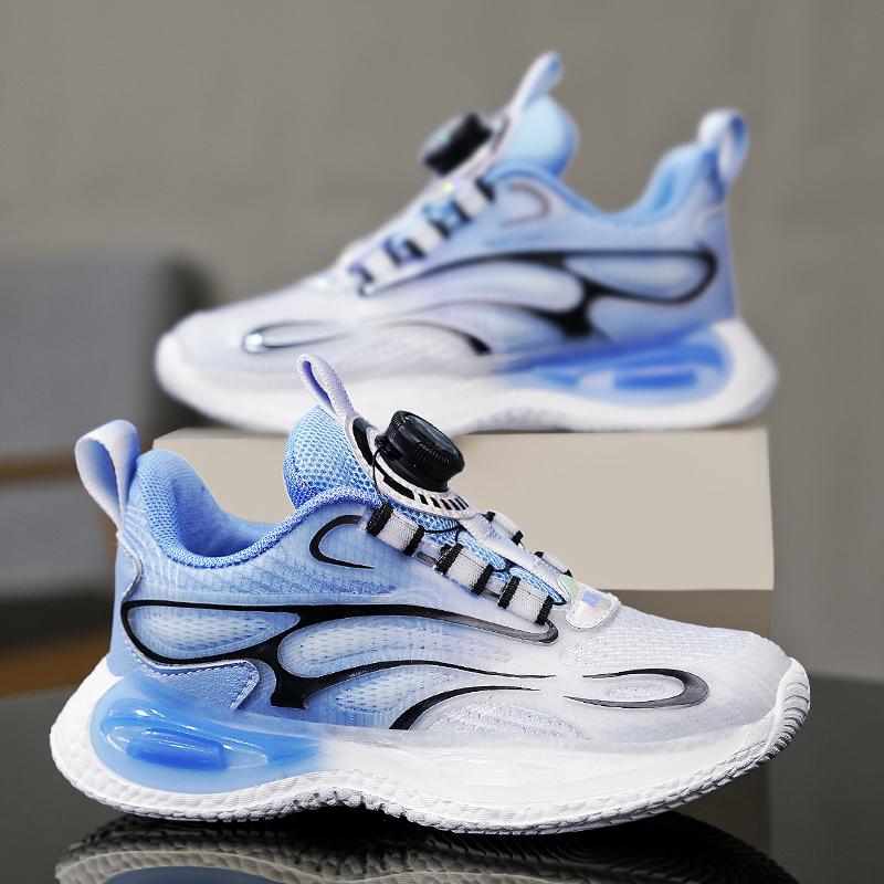 Children's Shoes Casual Shoes Parent-Child Shoes Trend Shoes Children's Trend All-Match Casual Fashion Rotating Button Shoes Basketball Shoes