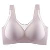 Summer new vest jelly soft support pull gather solid cup underwear mesh high elastic lace large size bra