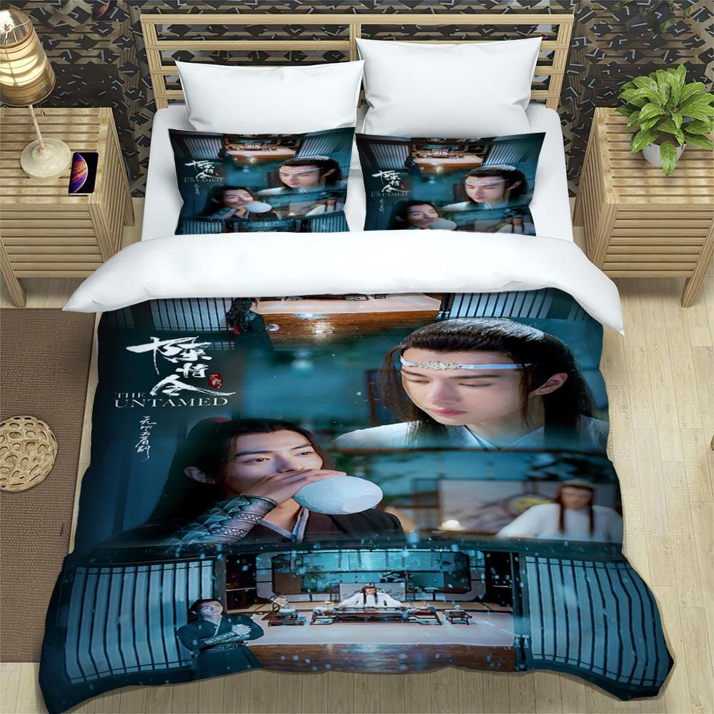 The Untamed quilt cover bedding Set  duvet cover pillowcase Four Season king-size bed sheet three-piece Personalized BL style