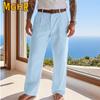 Pantaloni e Pantaloni Corti Casual da Uomo a Colore Unito con Stampa