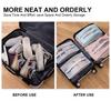 1Pc Portable Waterproof Travel Shoe Bag PVC Storage Bag Pouches Convenient Storage Organizer Shoes Sorting Zipper Dustproof Save Space Tote
