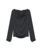 MISEKI SEOUL Cowl Hoodie Long Sleeve Charcoal
