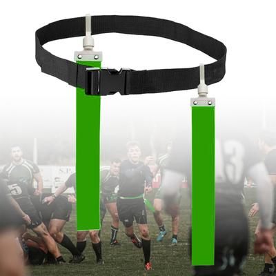 Nylon Rugby Waist Belt Tag Rugby Belt Adjustable Football Waist Strap Rugby Training Ribbon Football Flag Football Belt