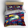 Colorful eagle and fireworks. Bedding sets Duvet cover sets Duvet covers Pillowcases(1 * Duvet Cover 2 * Pillowcases without duvet insert)