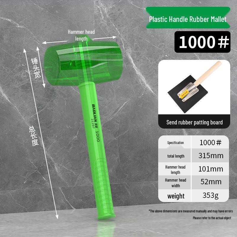 High Elasticity Shockproof Rubber Hammer for Tile Installation