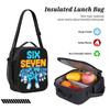 3 Peças 67 Seis Sete 6-7 Italian Brainrot Conjunto de Mochilas Escolares para Meninas Meninos Estojos Mochilas Conjuntos com Lancheira Para Mochila do Dia