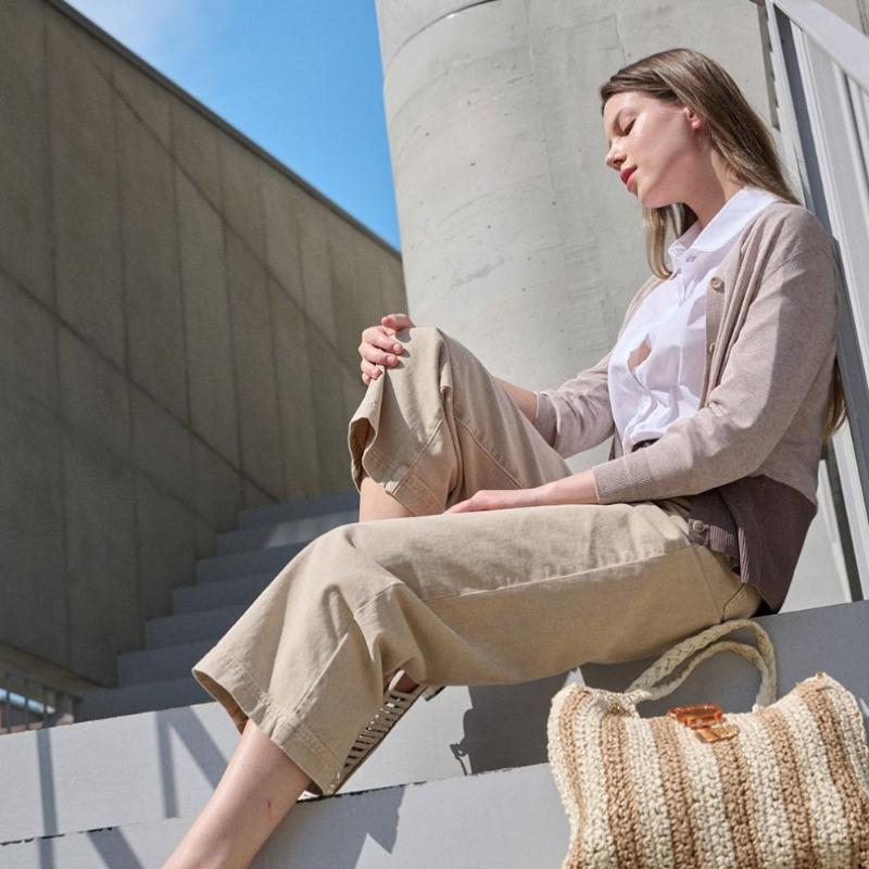 Bcbg Color Block Knit Cardigan B4f7k201