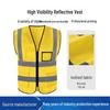Reflective Logo Safety Vest - Breathable Summer Construction & Volunteer Gear