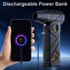 Handheld Micro Turbo Fan Cordless Electric Snow Remover 880000 R/min High Speed Brushless Motor LED Lighting Car Cleaner