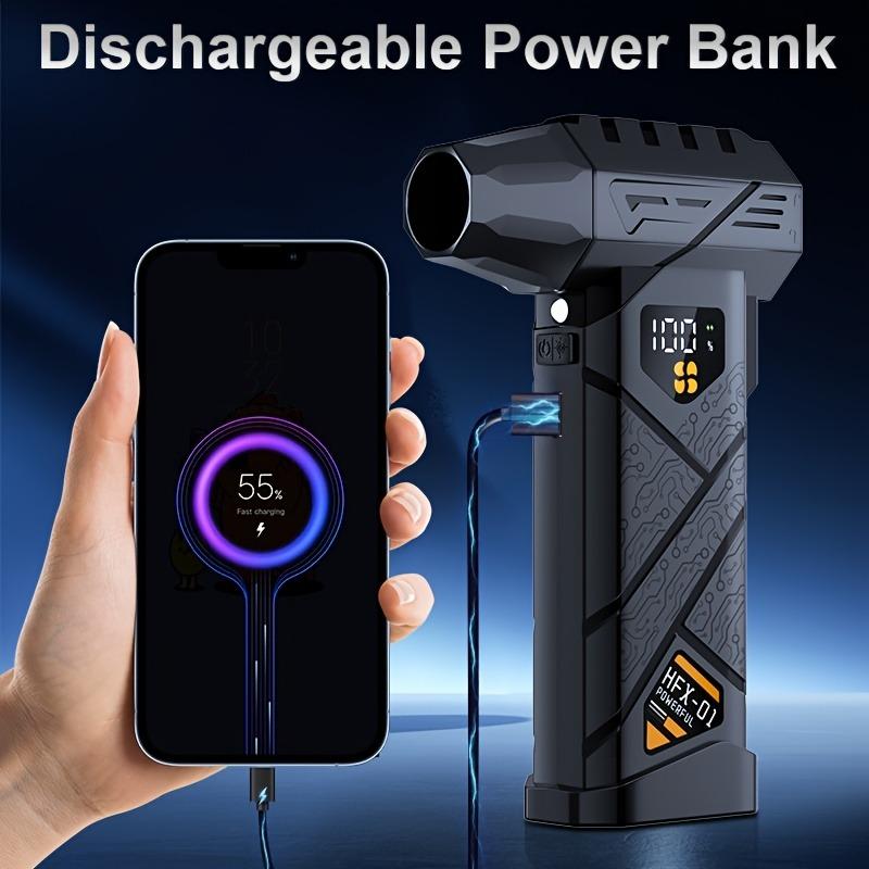 Handheld Micro Turbo Fan Cordless Electric Snow Remover 880000 R/min High Speed Brushless Motor LED Lighting Car Cleaner