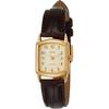 No Q Q [citizen Q Q] Watch Analog Waterproof Leather Strap Qa69 103 Women S Gold