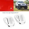 2pcs Car Windshield Wiper Spray Nozzle Trim Cover Protector Fit for Jeep Wrangler 2007 2017