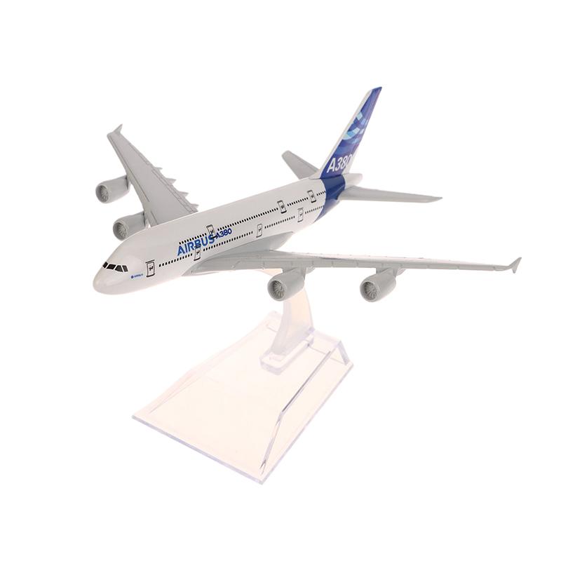 16 cm A380 Originalmodell Legeringsfly 1:400 Skala Metall Flymodell Støpt Fly Luftfart Samleobjekter Leketøy For Gutter