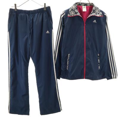 Adidas Training Windbreaker Setup OT/L Navy Tricot Lining Women Used