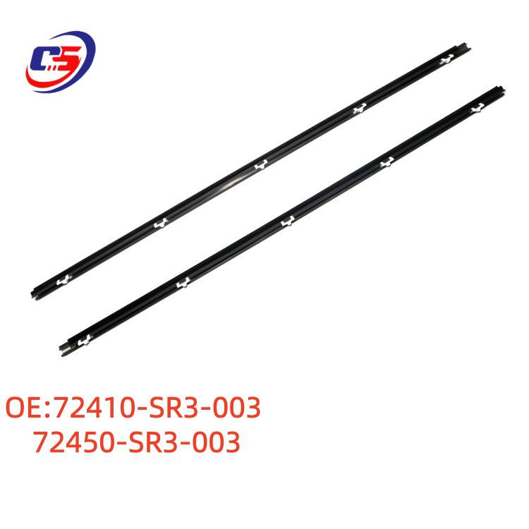 Exterior Window Trim Decorative Strip for 1992-1995 Civic (72410-SR3-003/72450-SR3-003) 72410-SR3-003/72450-SR3-003