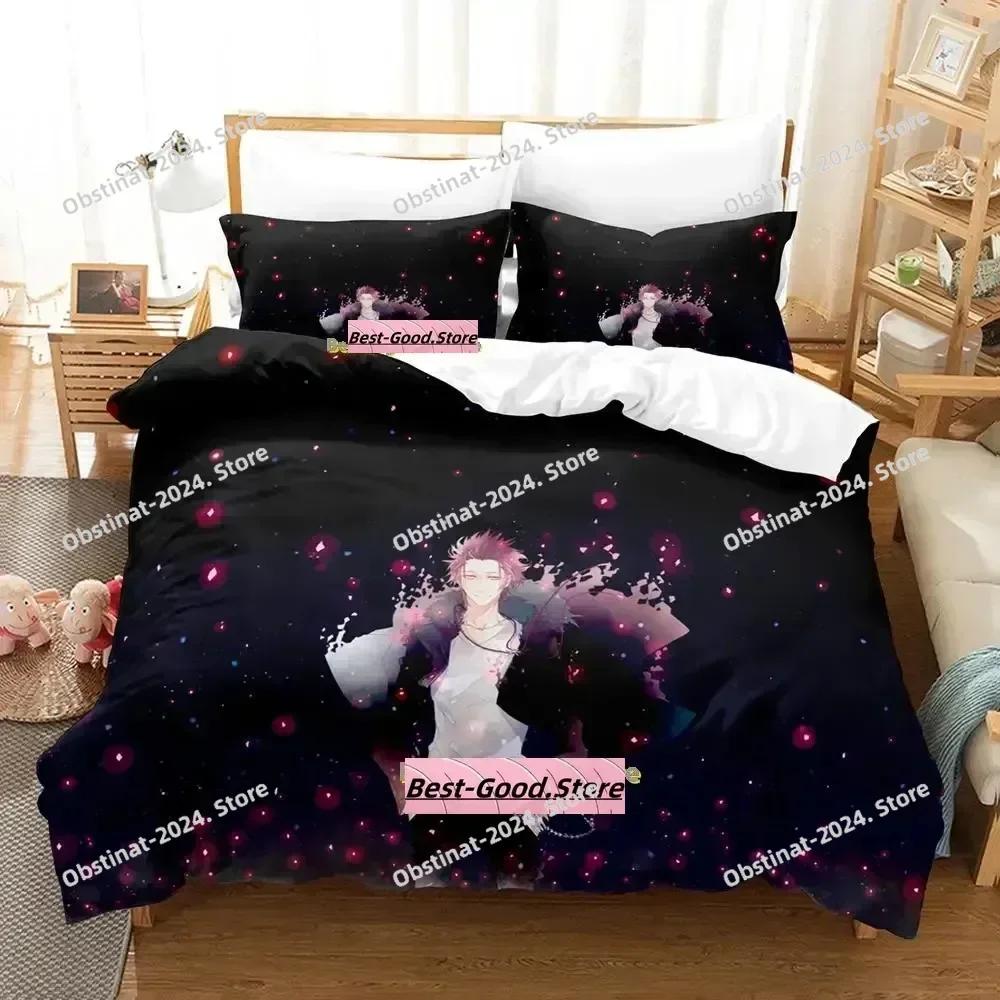 3D Nuovo K project Mikoto Suoh No Blood! Senza Osso! Niente Cenere! Set Biancheria da Letto Stampato con Federa Copripiumino Matrimoniale Queen Super King Size