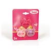 Set de tétines pour poupées - bayer - 79104 - rose - mixte - 3 tétines incluses