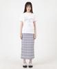 Catharsis Check Pattern Long Skirt Black One Size