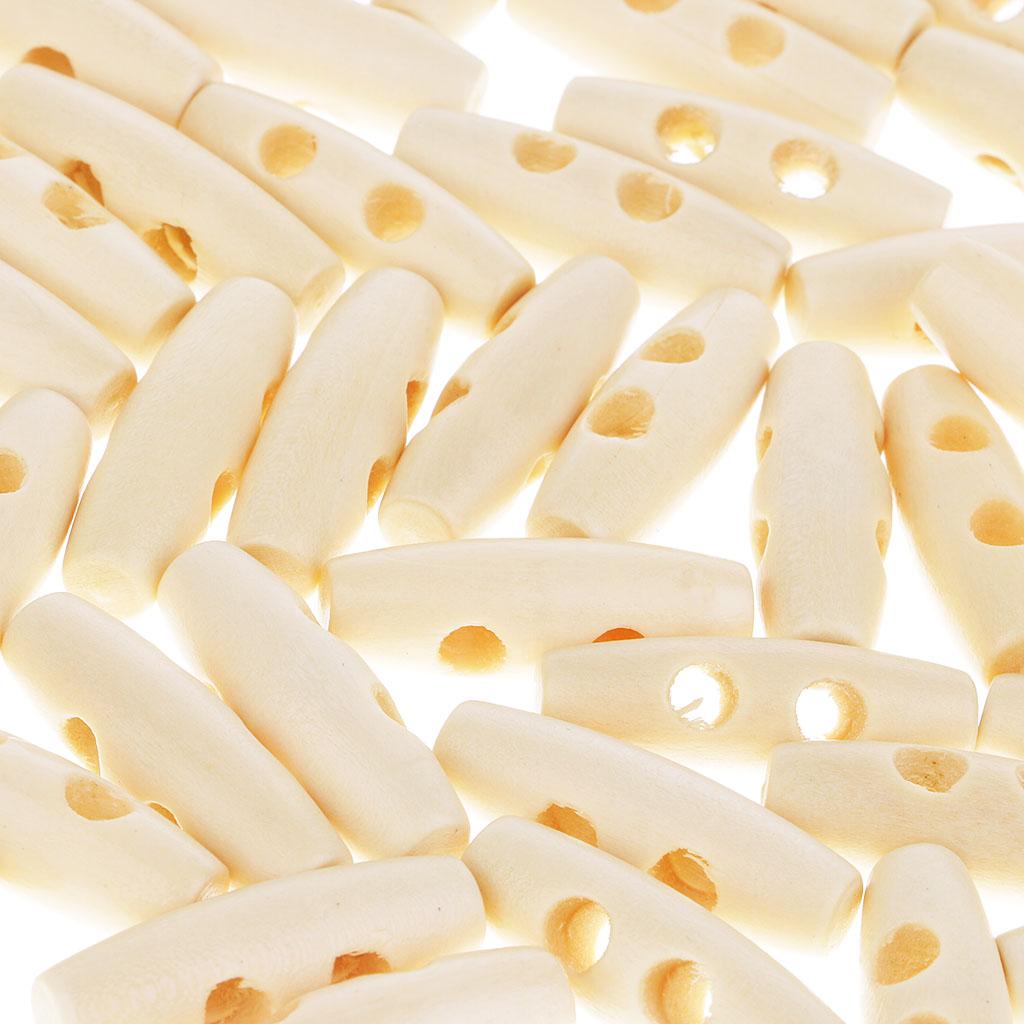 50 Pieces Sweater Coat Buttons, Vintage Horn Buttons Craft Accessories for