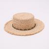 French Lafite Straw Hat Women's Summer Handwoven Beach Seaside Vacation Sunshade Sunscreen Hat Large Brim Sun Hat