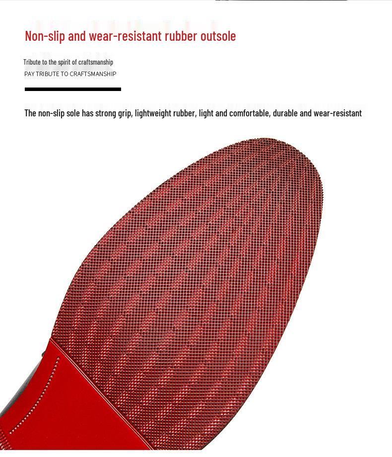 Men's Large Size Leather Slip-On Shoes - Pointed Toe, Thick Sole, Formal & Casual Driving Loafers Size 46