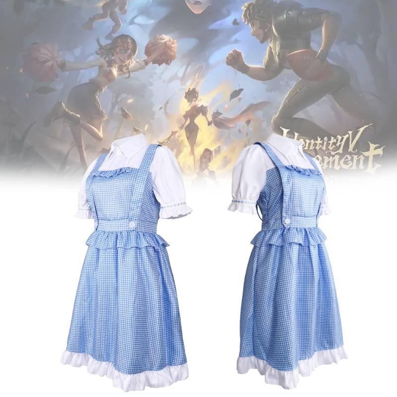 V Identity Dorothy Anime Cosplay Costume Lolita Polyester Dress For Girls Gift