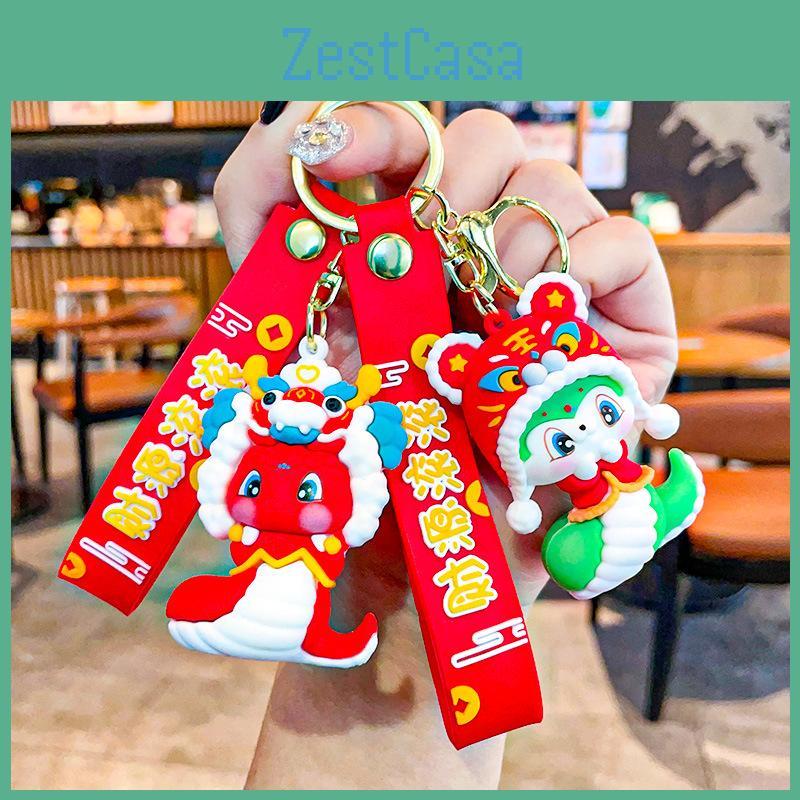 Festive Keychain Silicone Featuring National Tide Snake Perfect For Occasions All