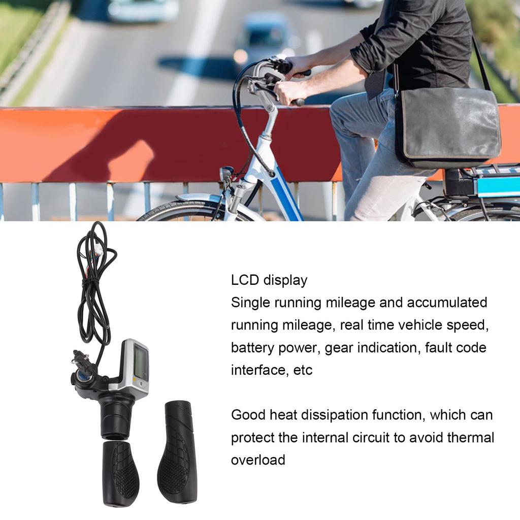 24V 1000W elektrisk trehjulssykkel børstet kontrollpedalgasssett for ombyggingssett for elektrisk sykkel