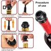 Wine Saver Vacuum Pump with 4 Stoppers Reusable Bottle Sealer Red Wine Cork Preserve Freshness Prevent Oxidation Wine Accessories for Home Bar