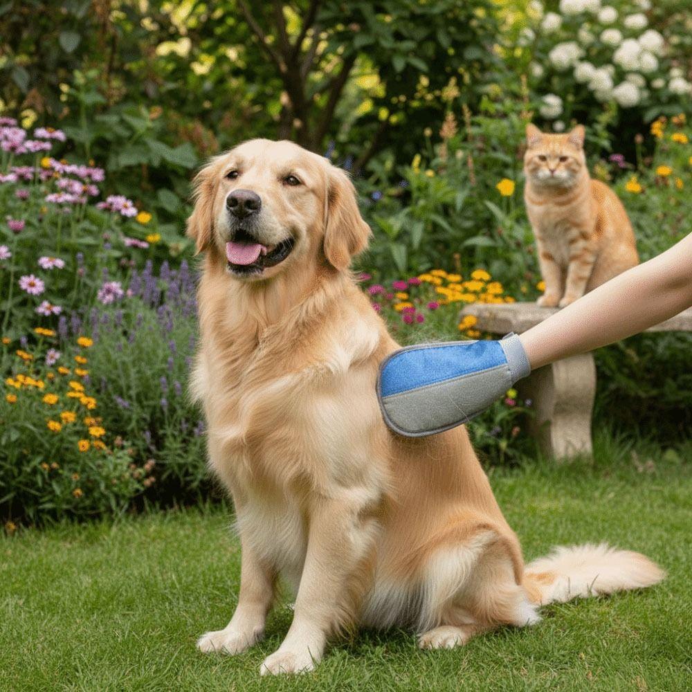 Portable Pet Hair Remover Glove Hair Dehairing Dog Hair Remover Tool  Clothes Hair Removal