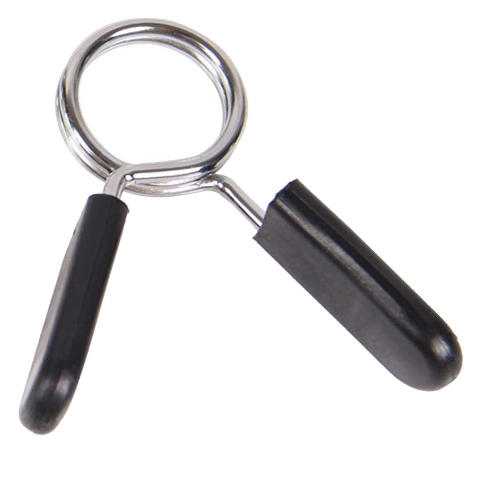 25mm Dumbbell Barbell Spring Clip s Clamps for Weightlifting Strength Training Exercise