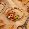 Bead Embroidery Craft Set DIY Beaded Bracelet Making Kit Beginner-Friendly Animal Unique Jewelry Crafting Beadwork for Adults Lovers Weaving