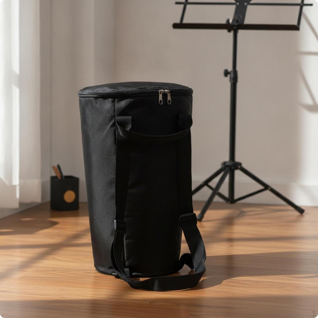 African Drum Bag Waterproof with Backpack Straps Lightweight Backpackcarrier for Drummers,