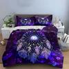 Dreamcatcher Purple Bedding Set Bedding Duvet Cover Set Duvet Cover Pillowcases (1 * Duvet Cover 2 * Pillowcases, without duvet insert)