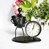 Mode kreative Musik Metall Iron Man Uhr Büro Heimdekoration