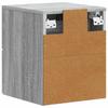 Wall Mounted Nightstand 2 pcs Grey Sonoma 34.5 x 33 x 40 cm