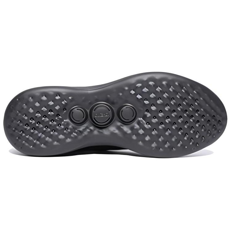 Anta Leather Low-Top Training Shoes Men Sneakers Black 112047716-9